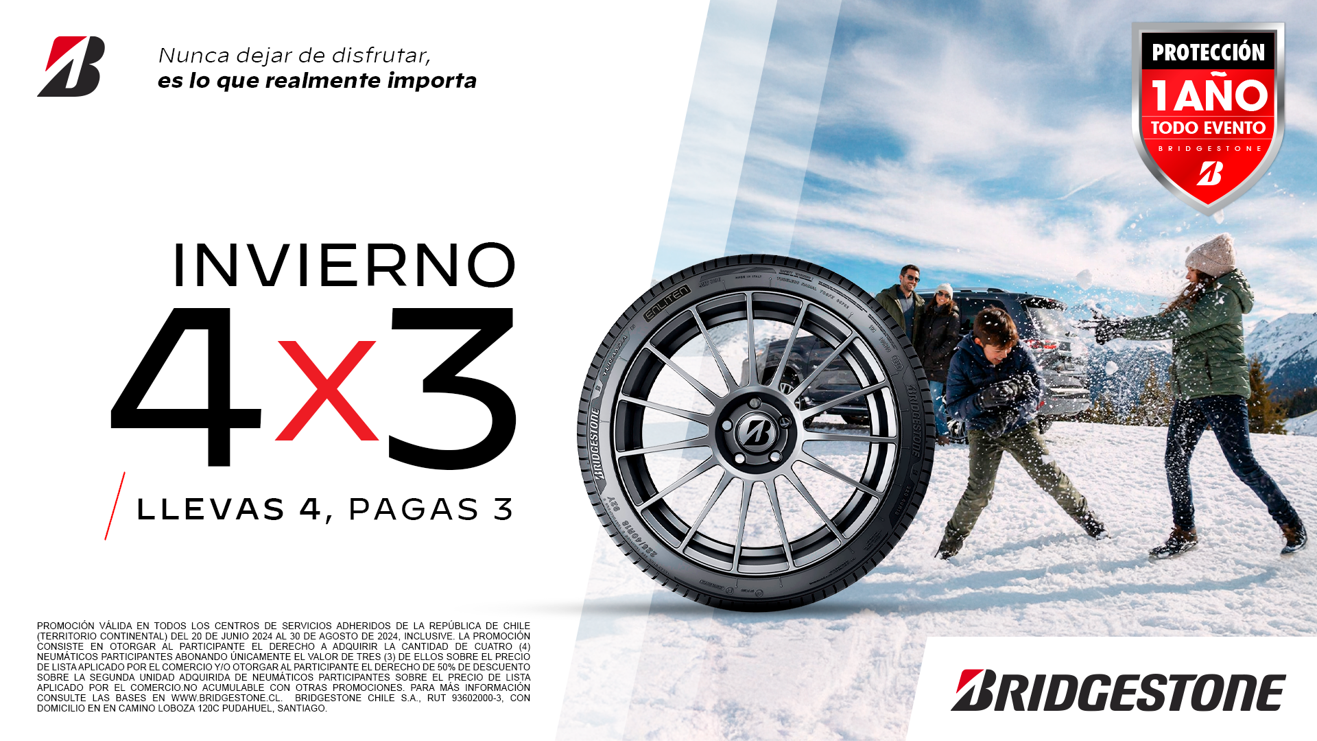 Bridgestone · 4x3 Invierno — Opción 1