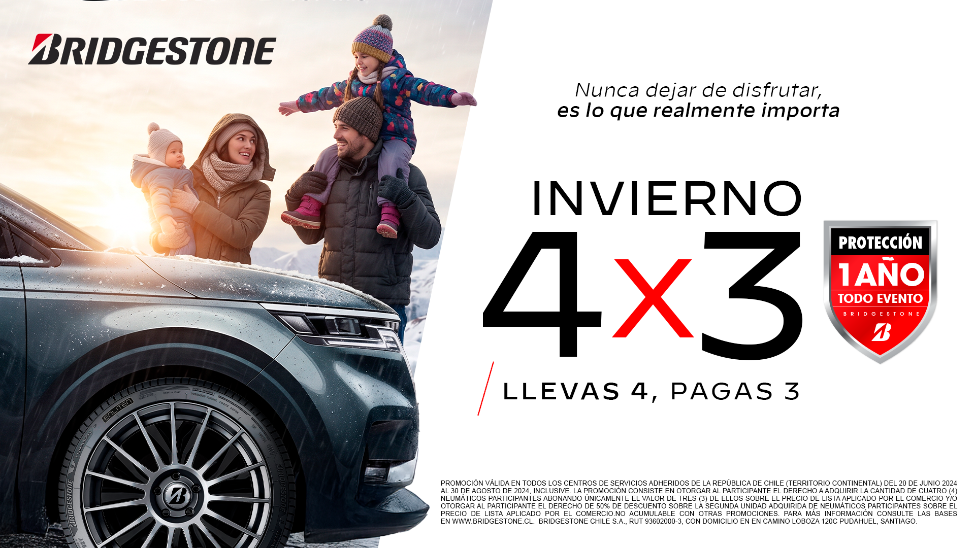 Bridgestone · 4x3 Invierno — Opción 2
