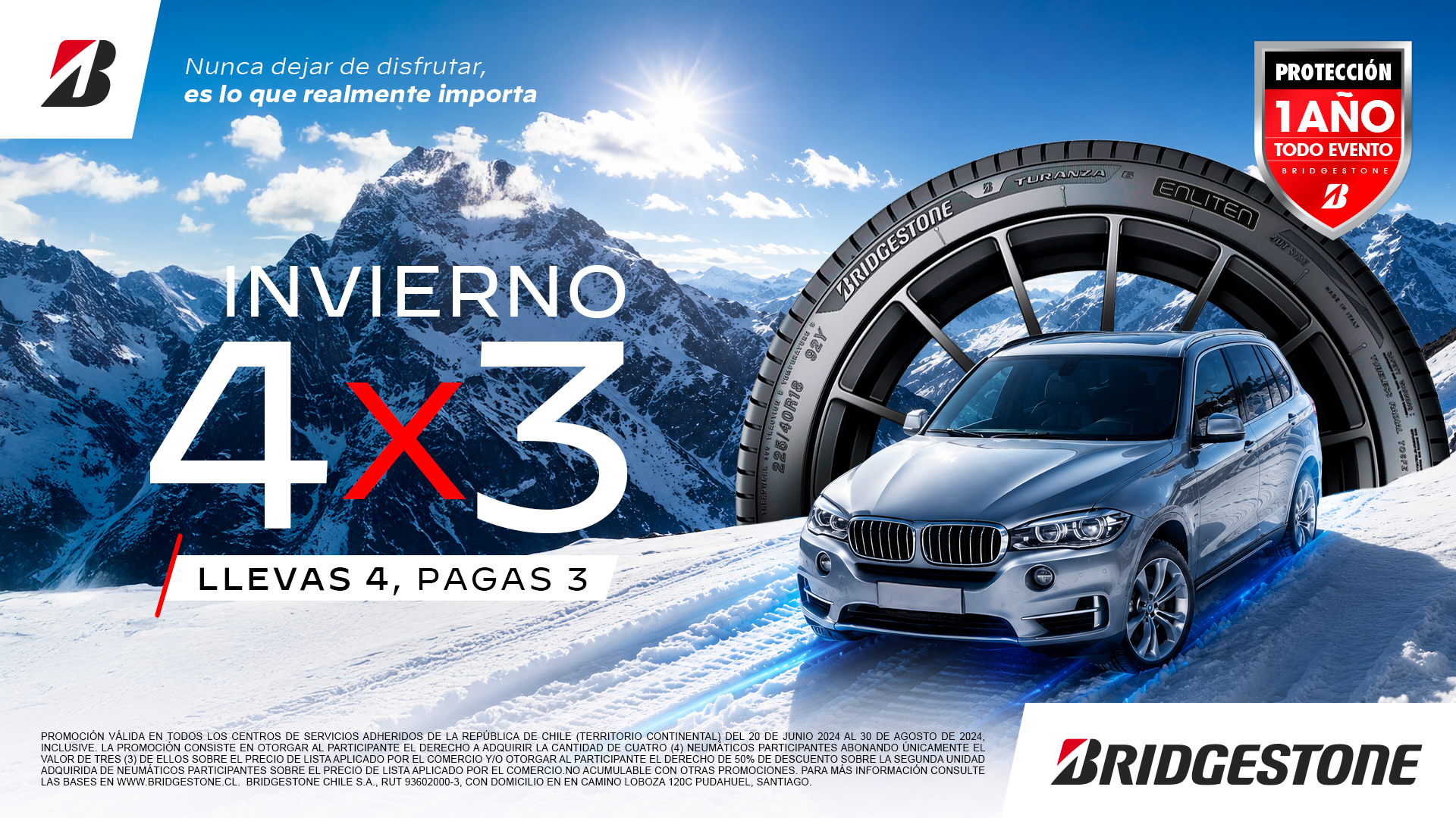 Bridgestone · 4x3 Invierno — Opción 4