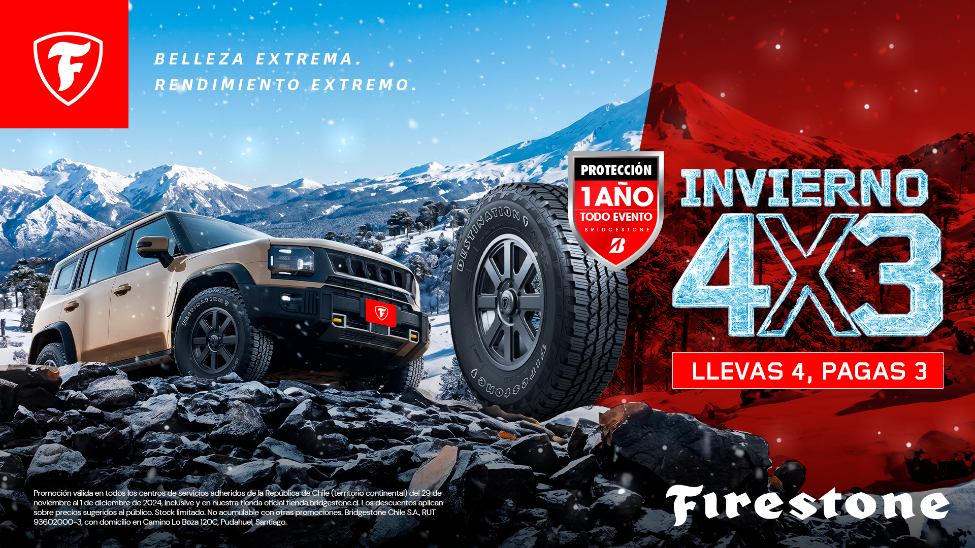Firestone · 4x3 Invierno — Opción 1