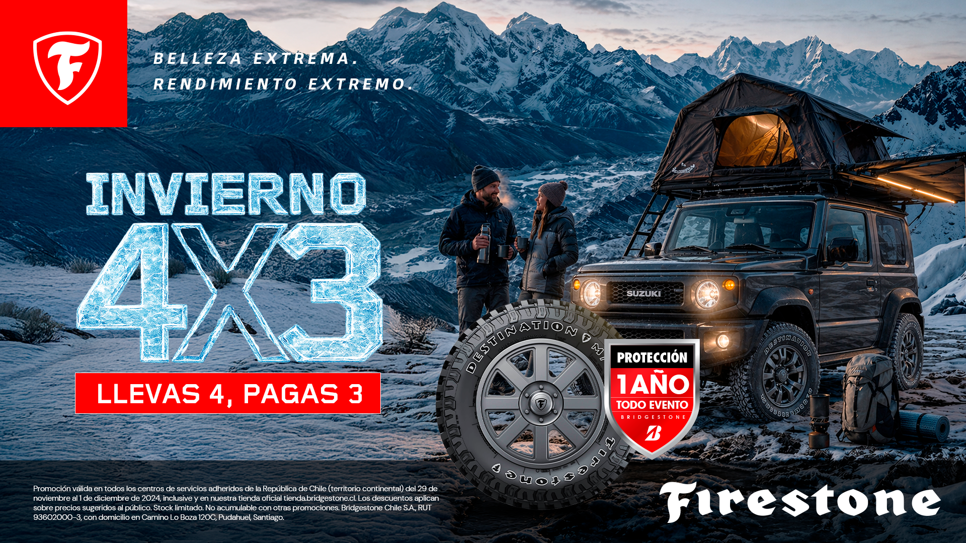 Firestone · 4x3 Invierno — Opción 2.2