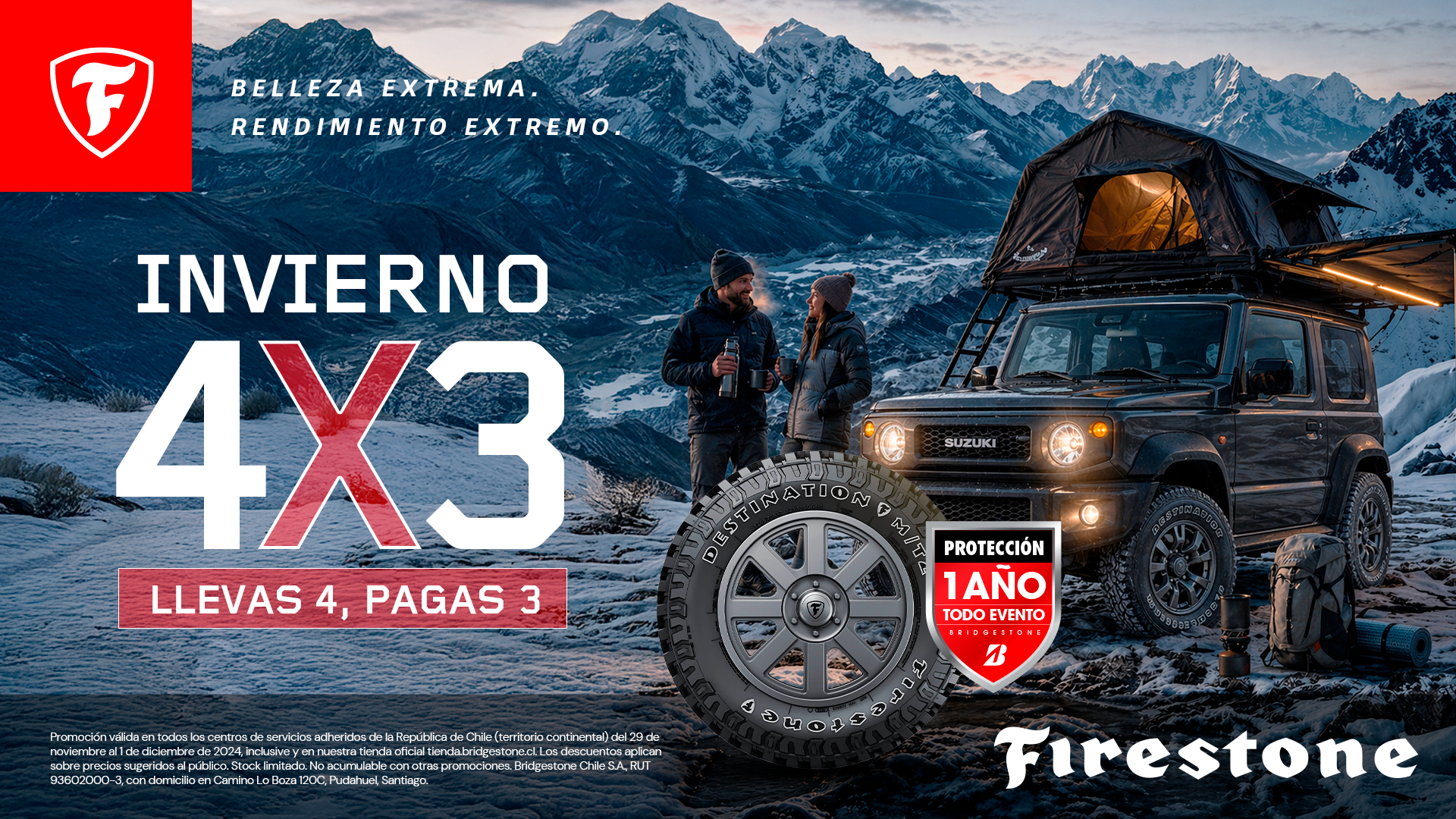 Firestone · 4x3 Invierno — Opción 2